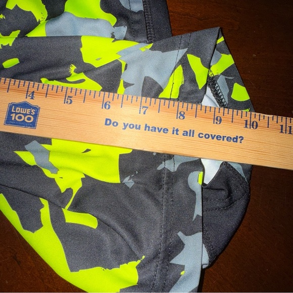 Lot of 2 - Nike Hoodie Top  & Shorts Dri-Fit Youth Size Small Black & Neon - Picture 12 of 12